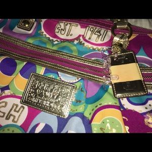 Authentic Coach Poppy Tote Bag